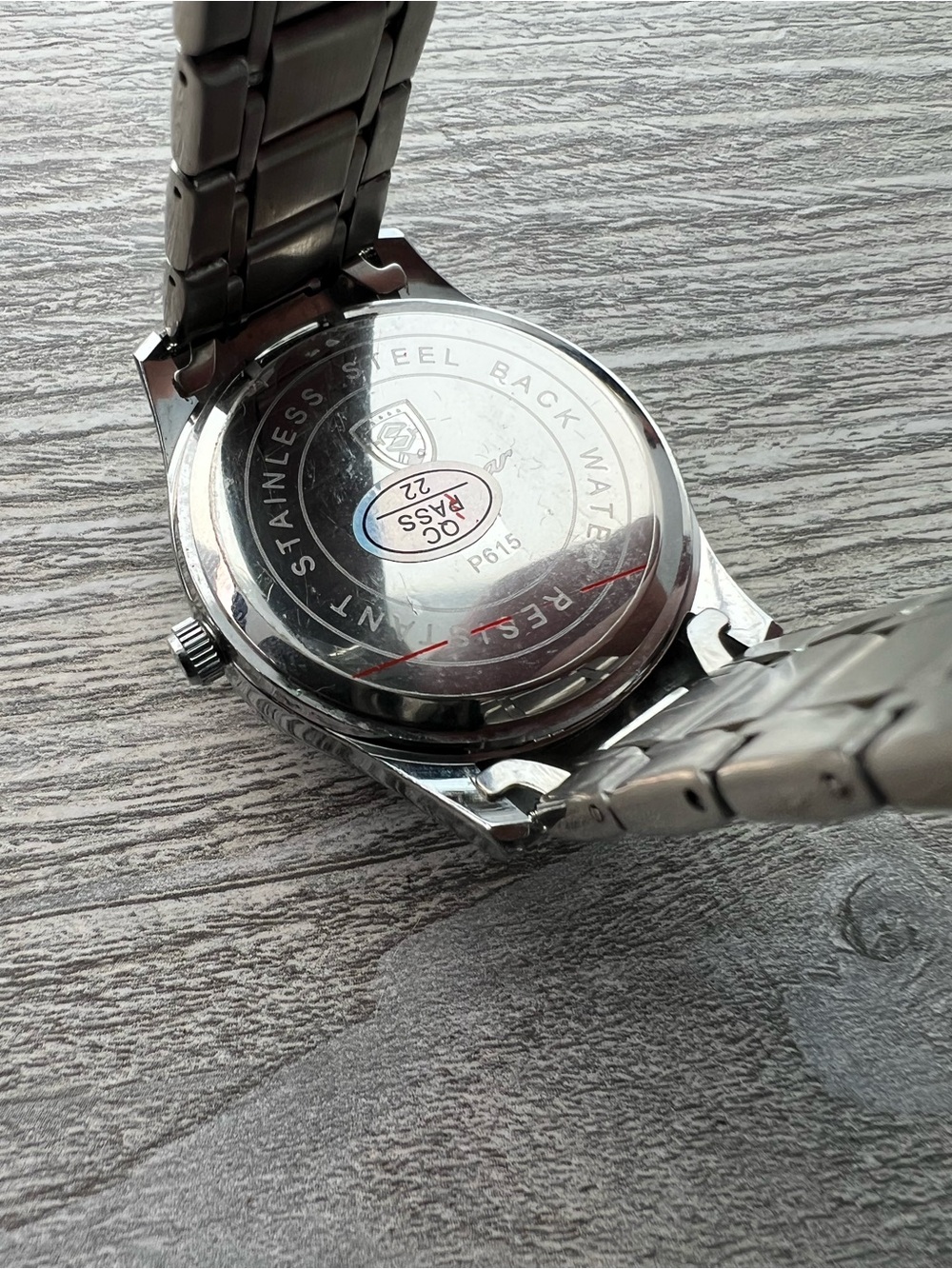 Poedegar Silver Stainless Steel Watch with Blue Dial - Picture 6 of 7
